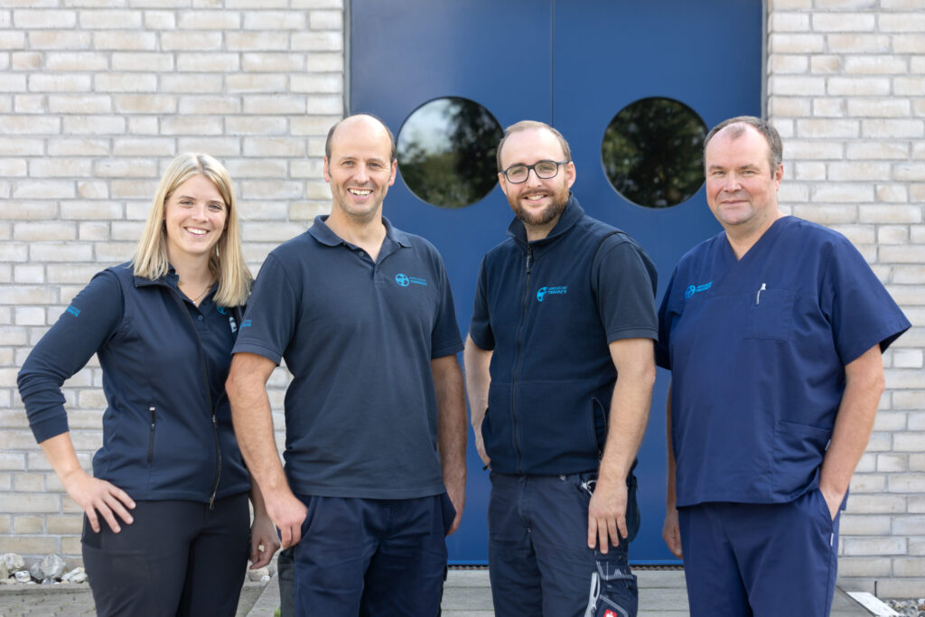 Ein Foto der Teamchefs der Nord-Ostsee Tierärzte