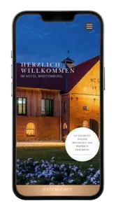 mobile Ansicht der Website vom Kunden Hotel Breitenburg